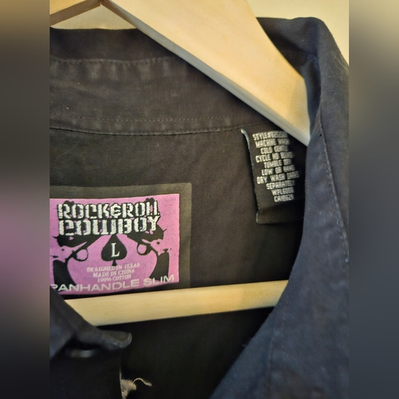 Rock & Roll Cowboy Men's Button down long-sleeved shirt - Picture 10 of 10